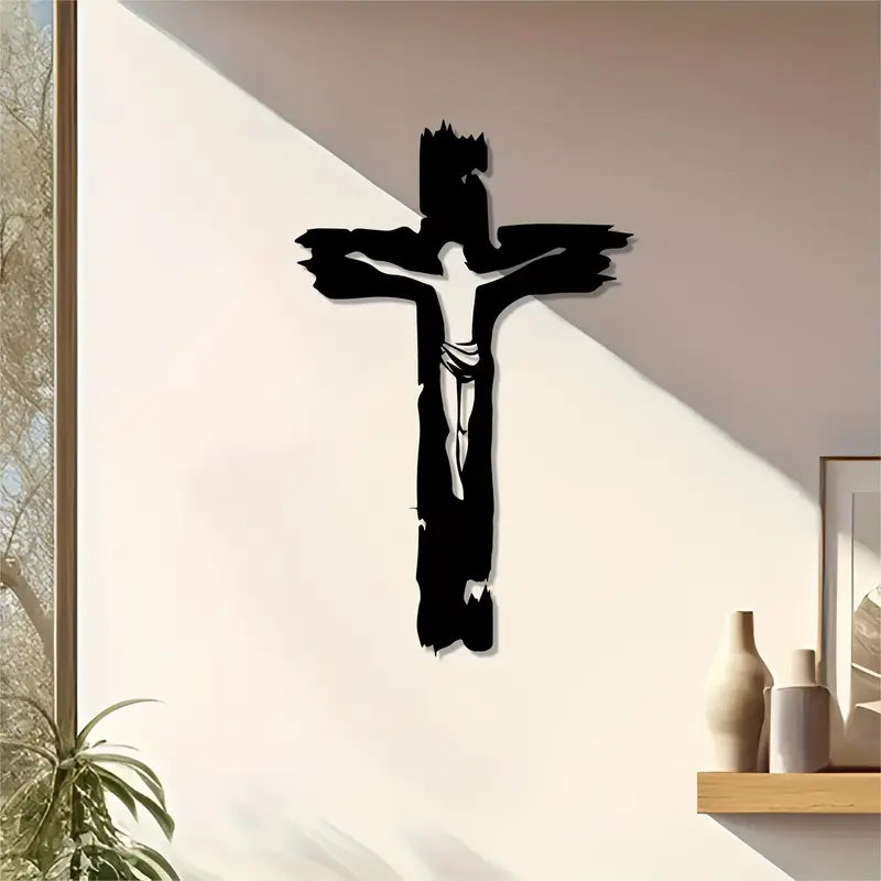 Jesus Cross - Christian Home Decor, Christmas & Baptism Gift for Church or Home
