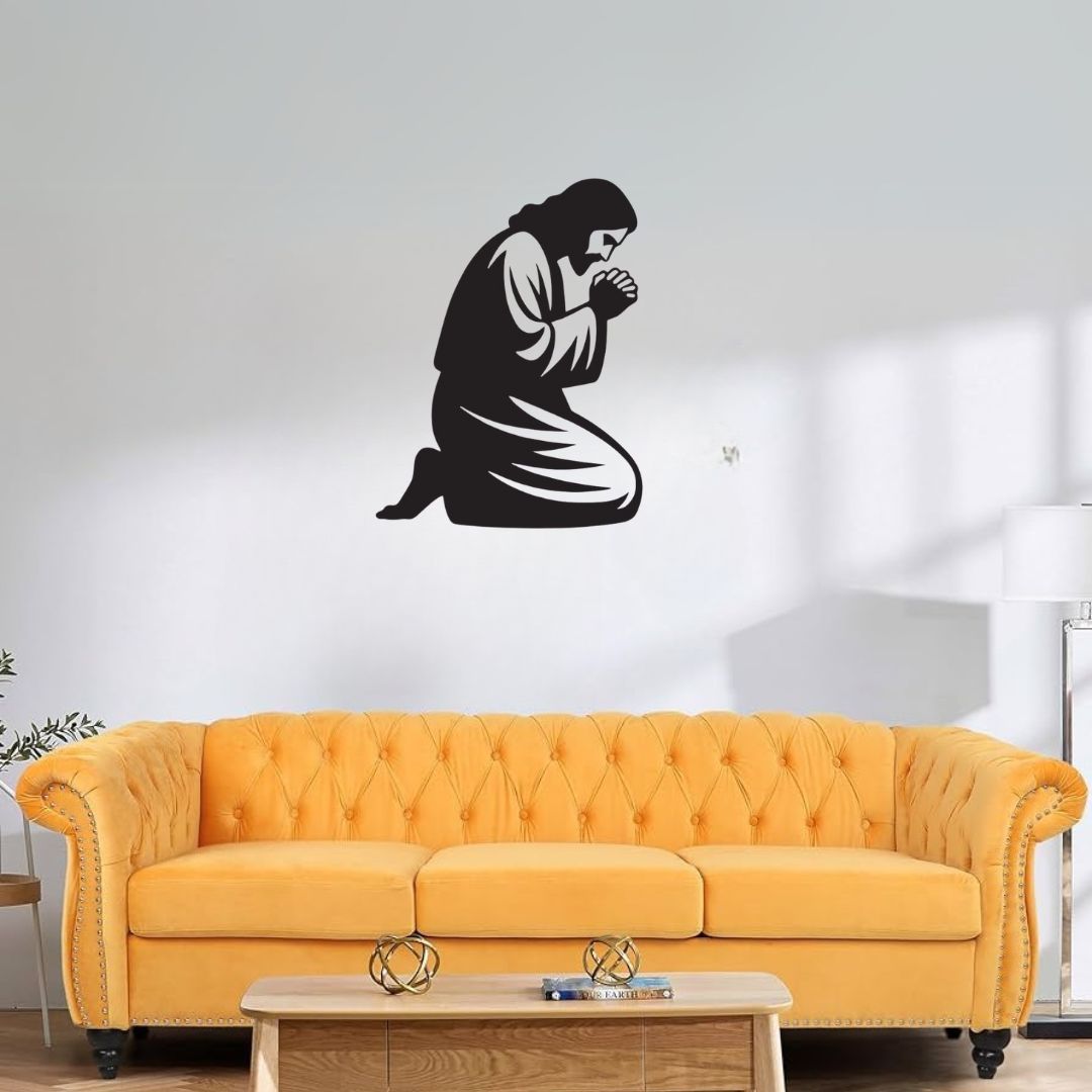 Jesus Christ Praying - Christian Home Décor - Christmas & Baptism - For Church or
