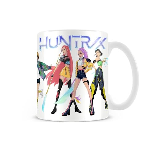 Pyramid International Kpop Demon Hunters Huntrix Girls Coffee Mug - 11oz Ceramic Coffee Mug - Cute Anime Gift for Kids and Fans - Dishwasher and Microwave Safe