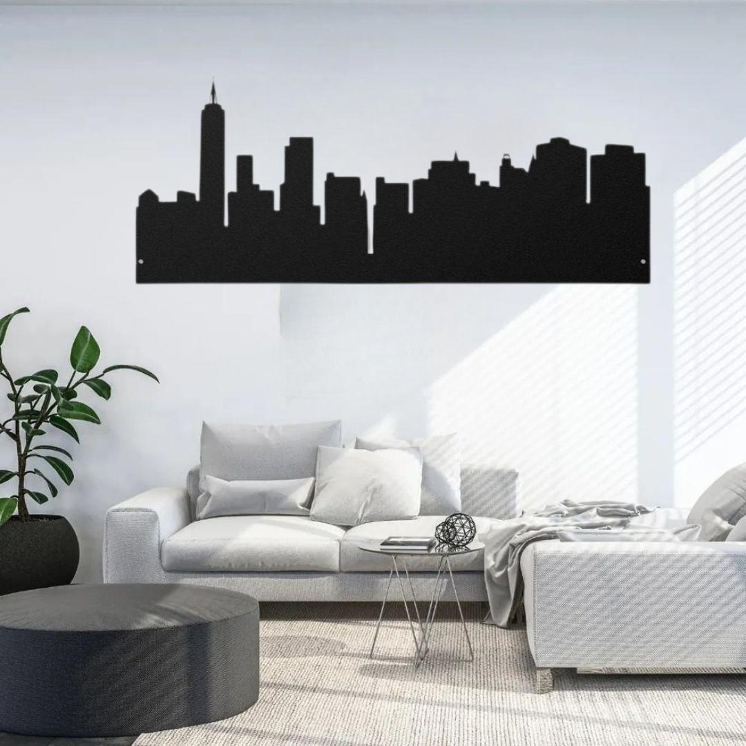 New York, America - Skyline Acrylic Wall Art - Home Decal - National Day