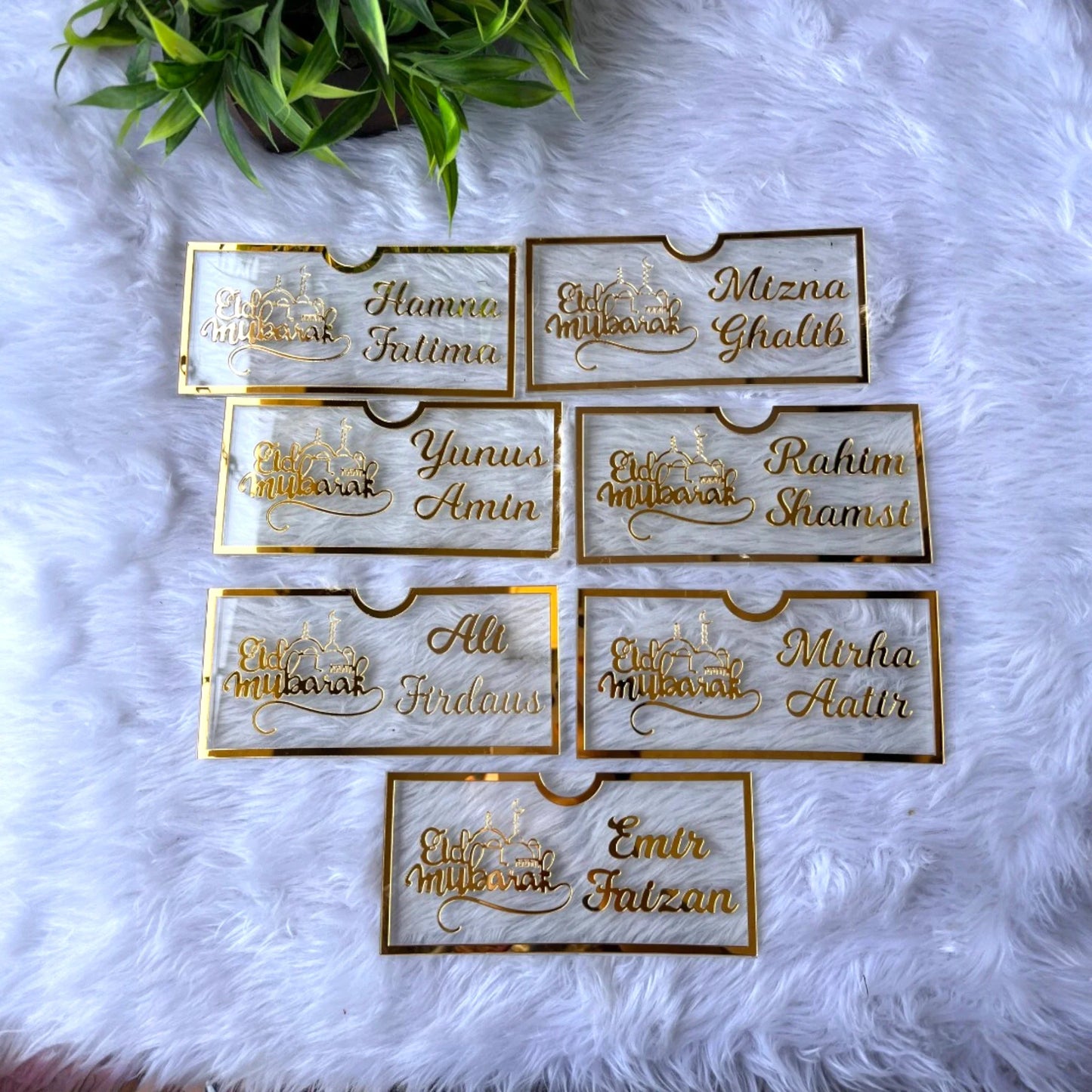 Eid Mubarak Acrylic Envelope 3