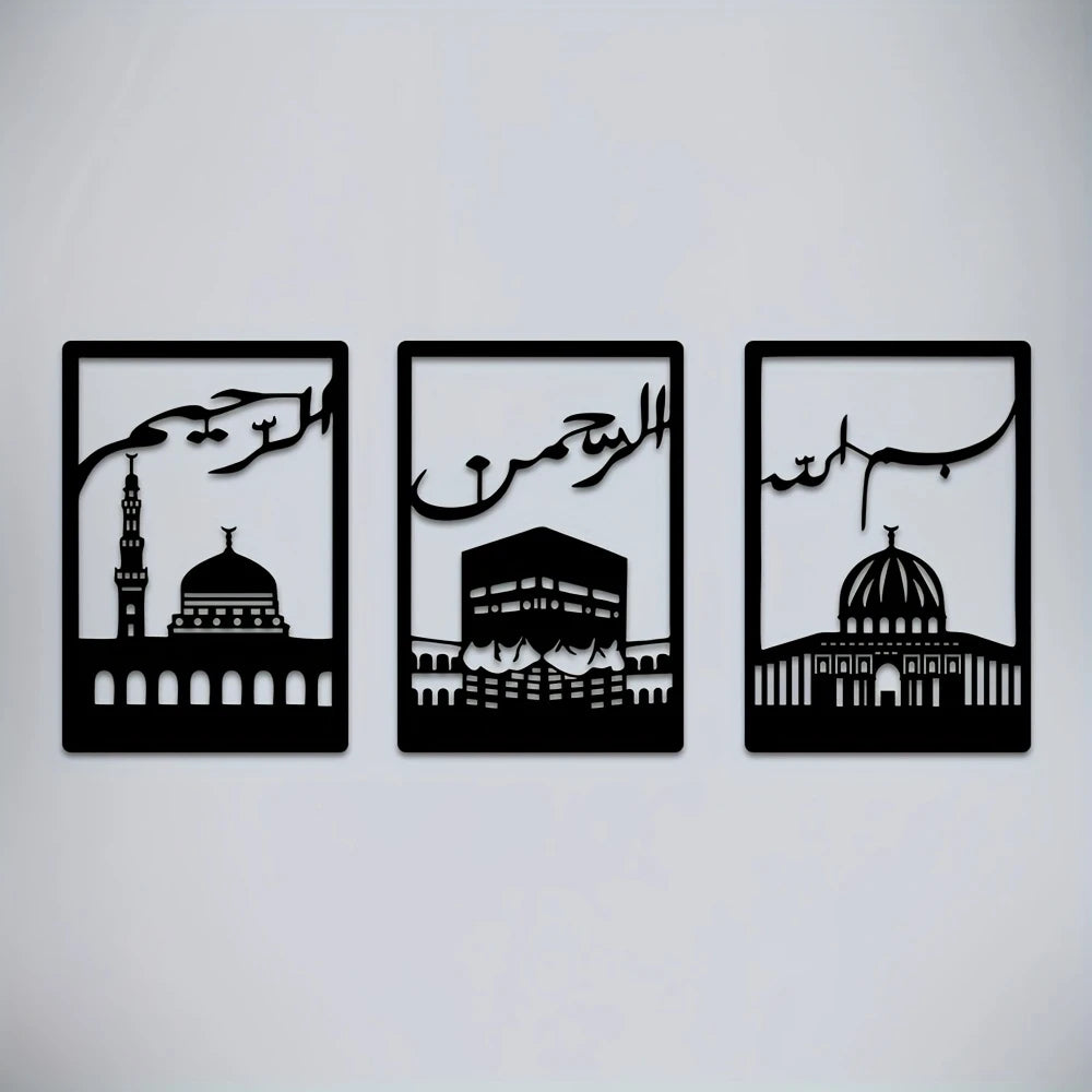 Kaaba, Masjid Nabawi & Masjid al-Aqsa 2
