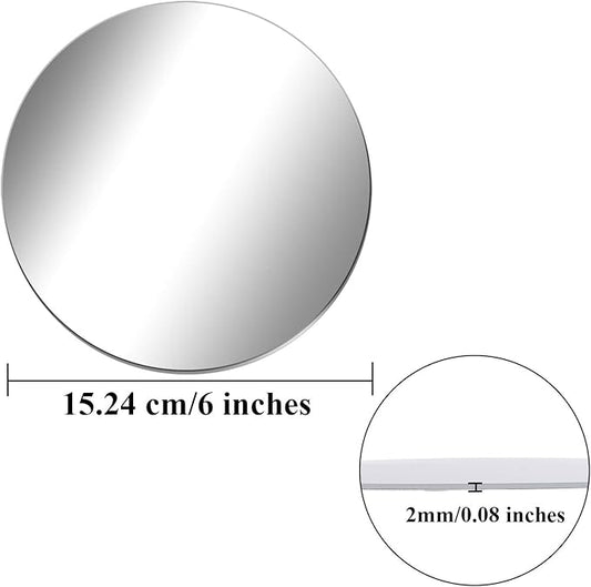 Round Acrylic Mirrors For Decoration - Modern Home Mirrors - House & Office Decal