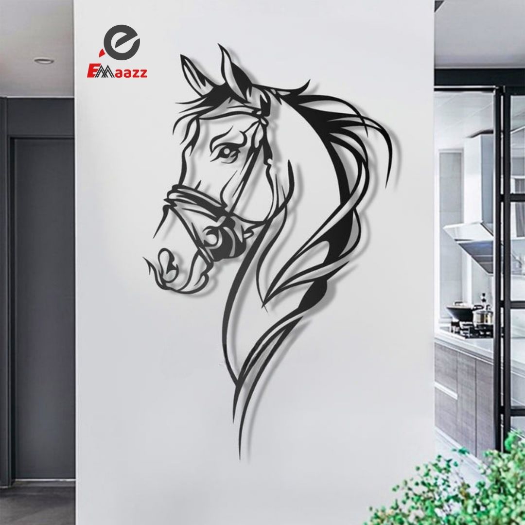 Horse Acrylic Wall Decoration | Beautiful Horse Wall Art | Home Wall Decor