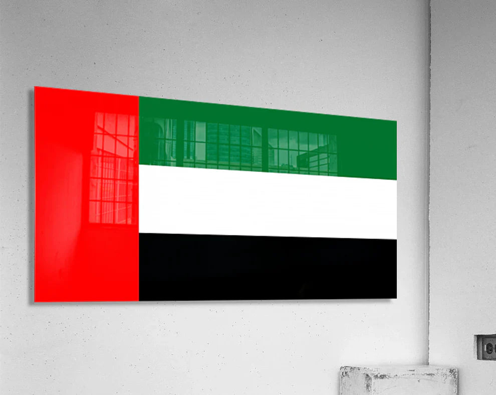 UAE Flag Wall Decoration | Acrylic Frame For UAE National day