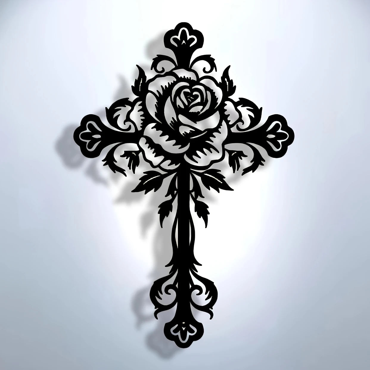 Jesus Cross Unique Design - Christmas & Baptism Decor - For Church or Home