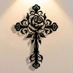 Jesus Cross Unique Design - Christmas & Baptism Decor - For Church or Home
