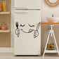 Fork & Knife With Smiley Face - Beautiful Kitchen Wall Decal - Best For Home & Restaurant