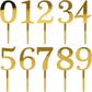 0-9 Number For Cake Topper, Shiny Acrylic Number Cake Toppers Cake Decorations Birthday Party Cake Topper for Birthday Party Wedding Anniversary