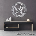 Ali علیہ السلام with Sword - Moharram Wall Decor