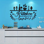 Kitchen is Seasoned with Love - Kitchen Wall Decor