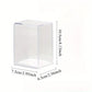 Clear & Mirror Acrylic Display Boxes with Lids - Transparent Organizer Cases for Dolls, Figurines, Collectibles - Stackable Storage Boxes with Open Front, Dustproof Protection - Ideal for Home, Office, Store