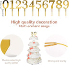 0-9 Number For Cake Topper, Shiny Acrylic Number Cake Toppers Cake Decorations Birthday Party Cake Topper for Birthday Party Wedding Anniversary