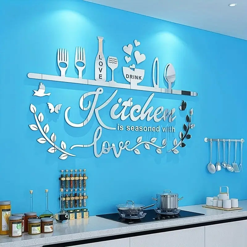 Kitchen is Seasoned with Love - Kitchen Wall Decor