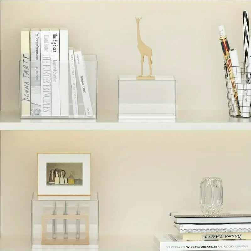 Six Transparent Acrylic Boxes for Displaying Buffet Stands And Supports, Party Food Display Stands, Buffet Tables, And Party Food Supports