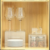 Six Transparent Acrylic Boxes for Displaying Buffet Stands And Supports, Party Food Display Stands, Buffet Tables, And Party Food Supports