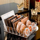 Acrylic Cosmetic Storage Display Boxes, Makeup Organizer 7-Compartment Storage For Eyeshadow, Contour Kits, Blush For Dresser & Vanity