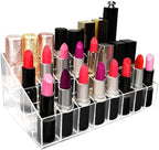 40-Slot Clear Acrylic Lipstick Holder – Makeup Organizer &amp; Display Stand