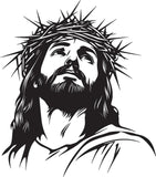 Jesus Chirst - Christmas & Baptism - For Church or Home Decal