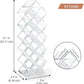 3 Pack Fish Shape Lipstick Holder Organizer Tower, 48 Spaces Acrylic Lipsticks Organizers Display Stand, Clear Lip Gloss Storage Box