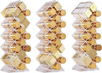 3 Pack Fish Shape Lipstick Holder Organizer Tower, 48 Spaces Acrylic Lipsticks Organizers Display Stand, Clear Lip Gloss Storage Box