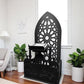 Prayer Mat Stand Holder With Quran Holder, Prayer Rug, Prayer Counter Stand Black Made Of PVC Foam Plastic, Home Decor, Living Room