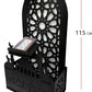 Prayer Mat Stand Holder With Quran Holder, Prayer Rug, Prayer Counter Stand Black Made Of PVC Foam Plastic, Home Decor, Living Room