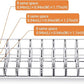 Lipstick Organizer for Vanity,Acrylic Clear Chapstick Lip Gloss Balm Roller Ball Bottle Holder with 24 Slots