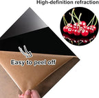 Black Acrylic Sheets, 2 Pcs | Black Plexiglass Sheets, Black Plasitc Board with Protective Paper for DIY Project, Craft, Picture Frames, Sign, Weding invitaton