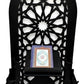 Prayer Mat Stand Holder With Quran Holder, Prayer Rug, Prayer Counter Stand Black Made Of PVC Foam Plastic, Home Decor, Living Room