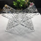 Holy Quran Stand X-shaped Clear Display Easel Mini Clear Acrylic Book Stand For Open and Closed