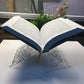 Holy Quran Stand X-shaped Clear Display Easel Mini Clear Acrylic Book Stand For Open and Closed