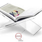 Holy Quran Stand X-shaped Clear Display Easel Mini Clear Acrylic Book Stand For Open and Closed
