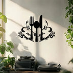 Fork and Spoon Kitchen & Dining Room Wall Art - Home Decor