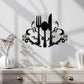 Fork and Spoon Kitchen & Dining Room Wall Art - Home Decor