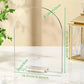 Blank Acrylic Sign with Stand, Arch Transparent Table Number Sign, DIY Wedding Table Menu List Holder, Home Decor Party
