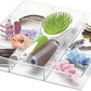 6-Section Clear Acrylic Drawer Organizer – Multipurpose Storage Divider for Home, Office & Vanity