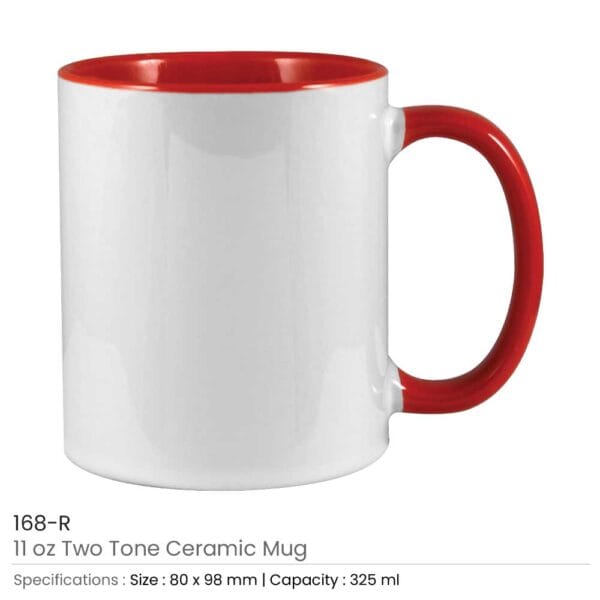 Two Tone Ceramic Mug – Stylish, Durable & Perfect for Hot or Cold Drinks