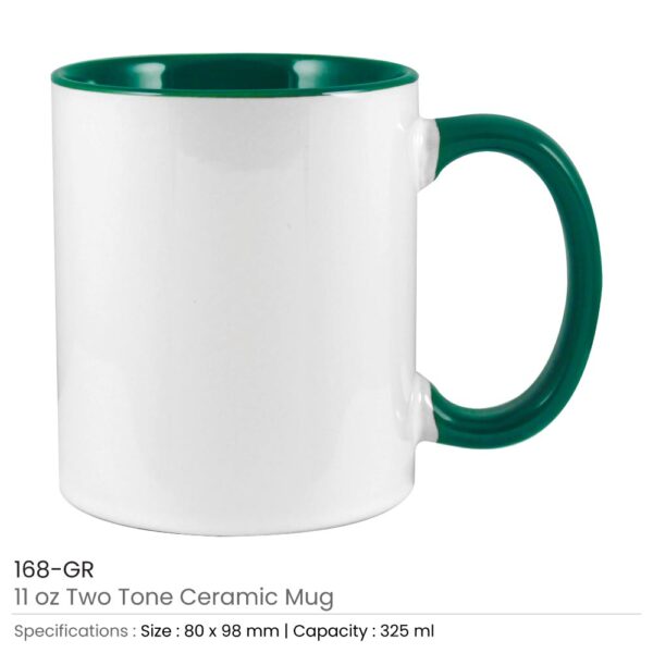 Two Tone Ceramic Mug – Stylish, Durable & Perfect for Hot or Cold Drinks