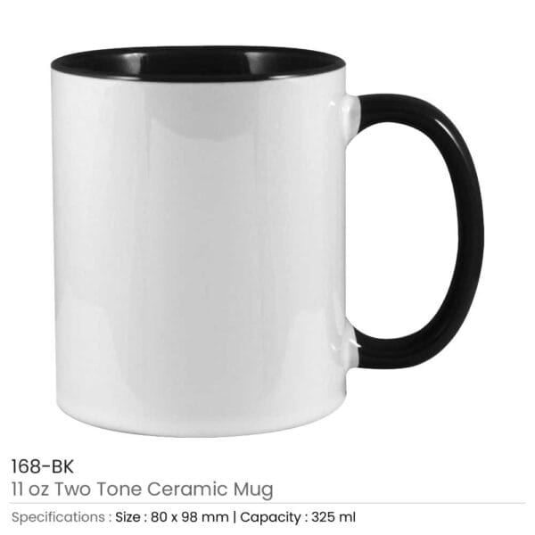 Two Tone Ceramic Mug – Stylish, Durable & Perfect for Hot or Cold Drinks
