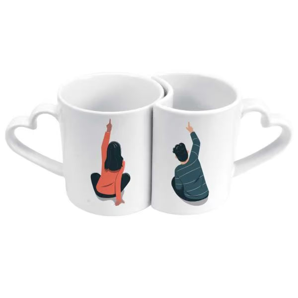 Love Mug Set – Romantic Ceramic Coffee Mugs for Couples
