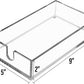 Clear Acrylic Guest Towel & Napkin Holder – Modern Paper Towel Tray for Bathroom, Kitchen & Dining