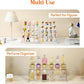 Lifewit 4 Tier Clear Display Stand, Pack of 1 Plastic Display Stands, Plastic Organizers for Figures, Cupcake, Perfume, Dessert, Organization and Decoration