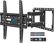 Full Motion TV Wall Mount for 32–65 Inch TVs | Swivel, Tilt & Extend Dual Arm TV Bracket | Heavy Duty Articulating Wall Mount for LED, LCD, 4K & Smart TVs