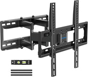 TV Wall Mounts | Full Motion TV Wall Mount for 26–55 Inch TVs | Dual Swivel Articulating Arms | Heavy Duty Bracket for Flat & Curved Screens up to 88 lbs
