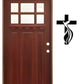 Jesus Cross & Flower Christian's Home - Christmas & Baptism - Church, Home Decor