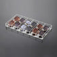 Premium Grade Acrylic Sunglasses Display Organizer, 6 Slot Clear Eyeglasses Storage Case Tray