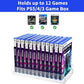 Acrylic Video Game Storage Organizer Stand for PS5, PS4, PS3, Game Storage, PS5 Game Holder, Game Box, Display Stand, Fits up to 12 Games (Clear)