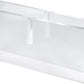 2-Piece Clear Acrylic Book & Quran Holder – Transparent Reading Stand for Open or Closed Books, Magazines & Textbooks