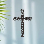 Jesus Cross Tree & Birds - Christian Home Décor - Christmas & Baptism - For Church & Home